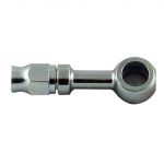 Banjo Hose End Non-Swivel -03 x 10MM 3/8 Straight Steel