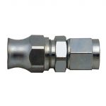 Reusable PTFE Hose End -04 Straight Stainless