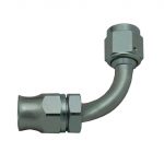 Reusable PTFE Hose End -03 x 90° Steel