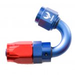 Compression Swivel Hose End -04 x 150°