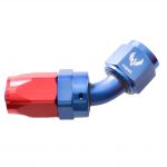 Compression Swivel Hose End -04 x 45°