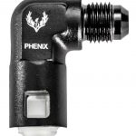 Fuel Rail Fitting - Clip Type 90° -08 | 3/8 NPT