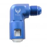 Fuel Rail Fitting - Clip Type 90° -08 | 3/8 NPT