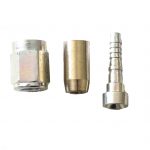 Crimp PTFE Hose End Straight -04