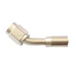 Crimp PTFE Hose End 45° | -03