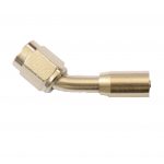 Crimp PTFE Hose End 45° | -04