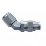 Reusable PTFE Hose End -03 x 45° Forged Stainless