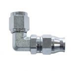 Reusable PTFE Hose End -03 x 90° Forged Stainless