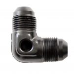 90° Flare with 1/8 Port -10