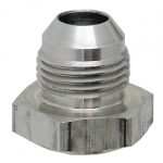 Weld Bung Male Hex Base -04 | 7/16 x 20 Stainless