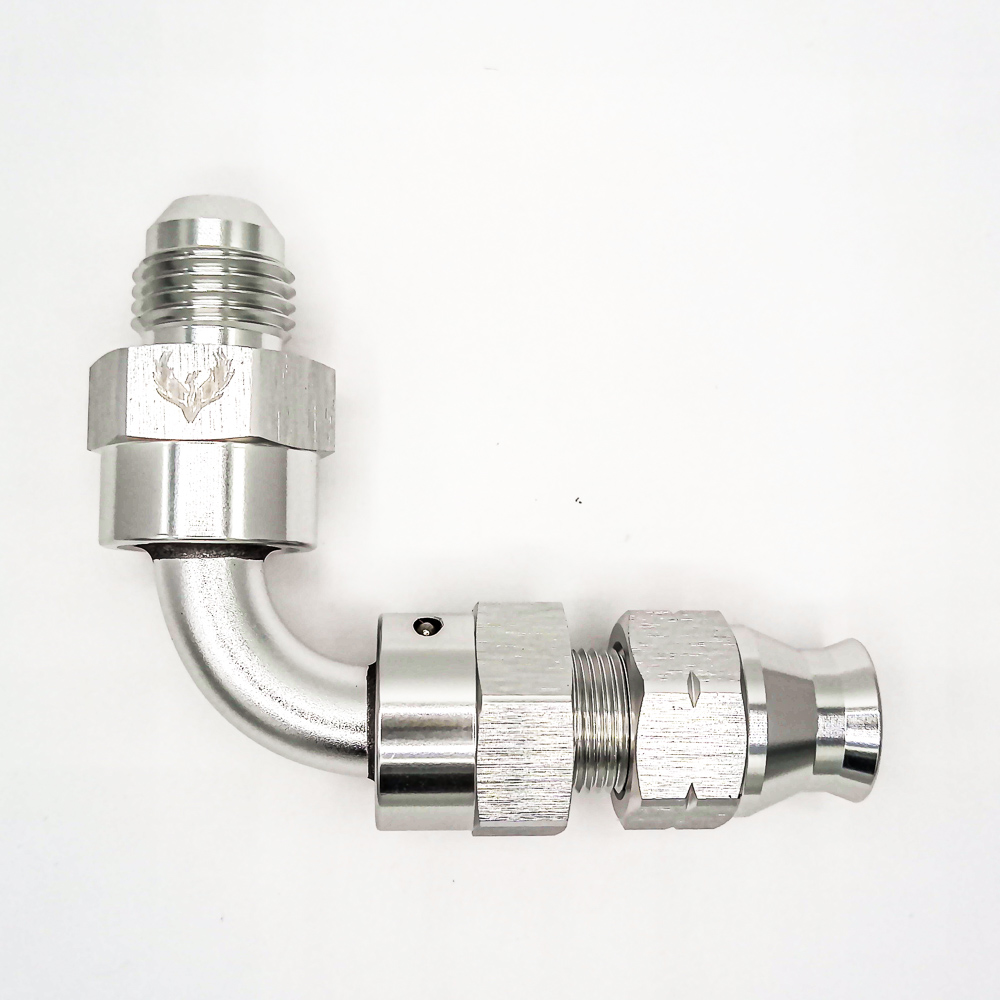 F31651690-5 Male Hard Tube Fittings 90°| -06 | 5/16 - Image 1