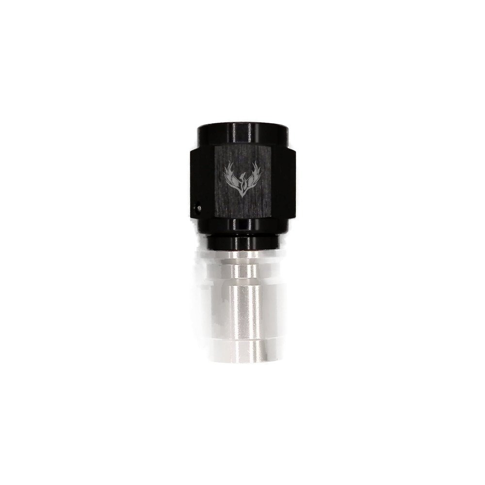 J74-35 PTFE Crimped Non Swivel Hose End -08 Straight - Image 1