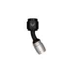 PTFE Crimped Non Swivel Hose End -10 | 30°