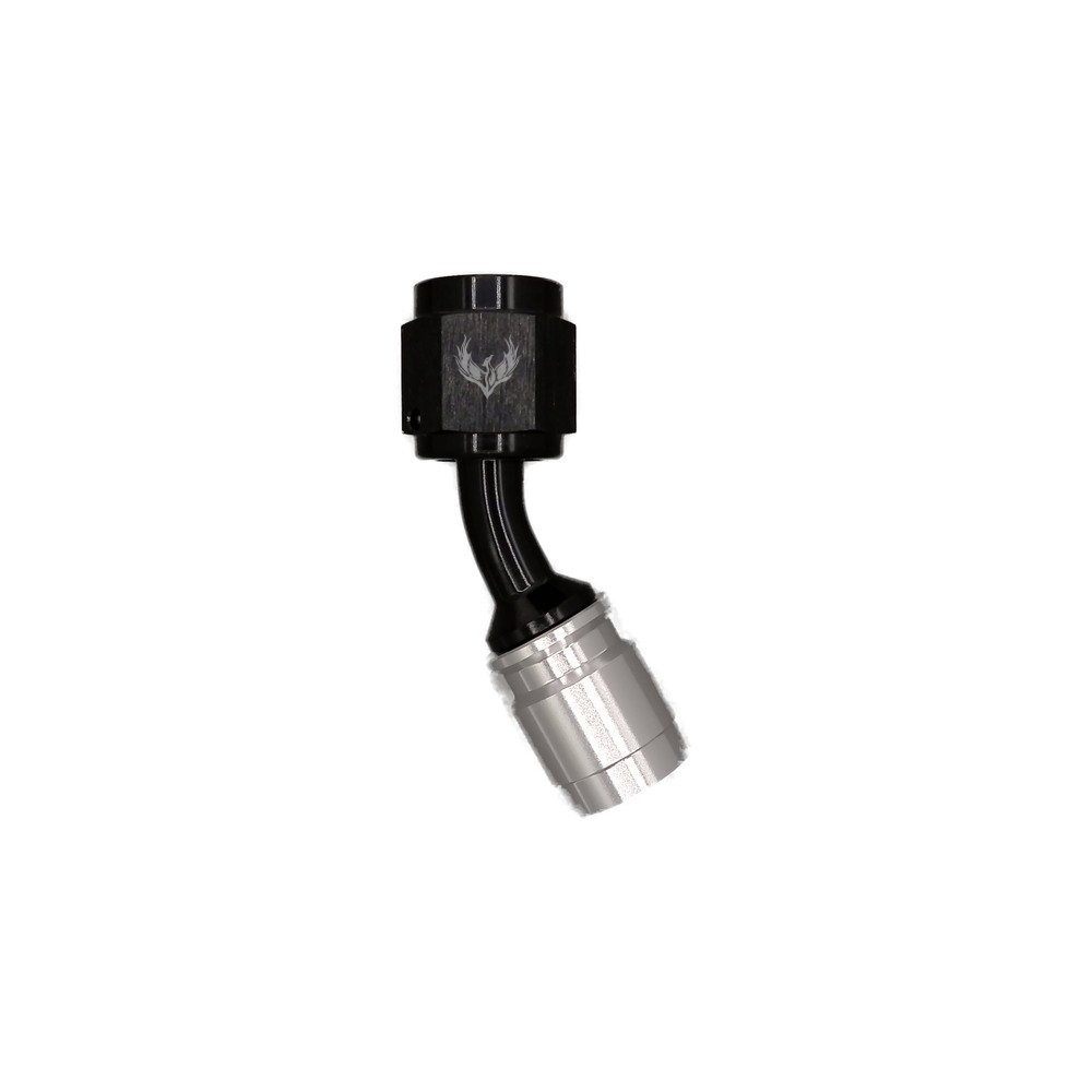 J7430-35 PTFE Crimped Non Swivel Hose End -06 | 30° - Image 1