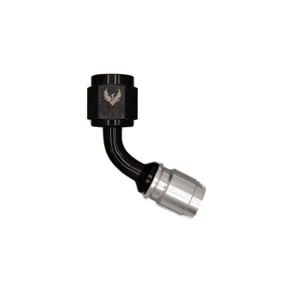 J7460-35 PTFE Crimped Non Swivel Hose End -10 | 60° - Image 1